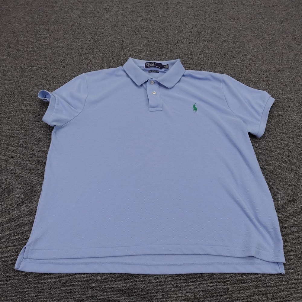 Polo Ralph Lauren Polo Shirt Youth XL Blue Earth Polo Pony Logo Short Sleeve